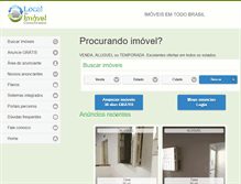 Tablet Screenshot of localdoimovel.com.br